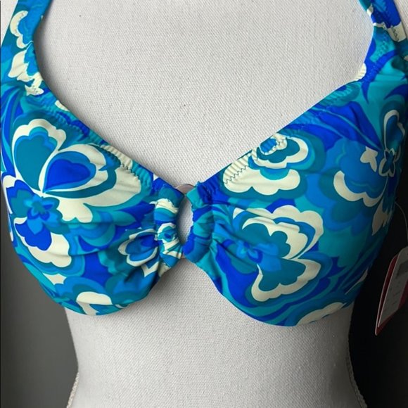 Swim bra size 32C ocean blue - Picture 4 of 9